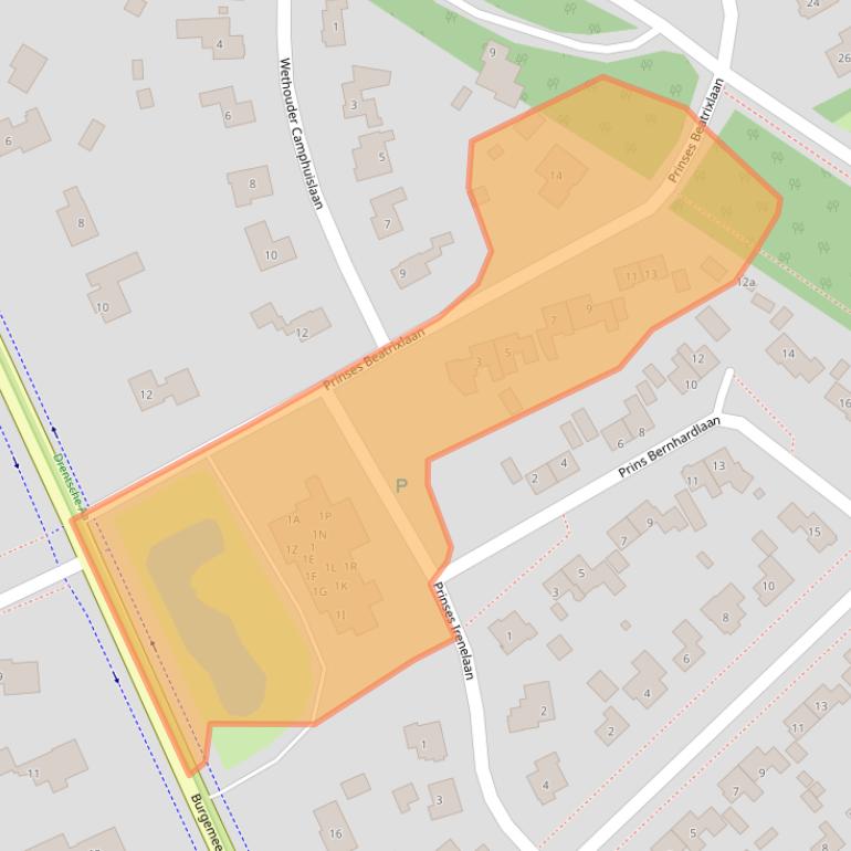 Kaart van postcodegebied 9765AM.