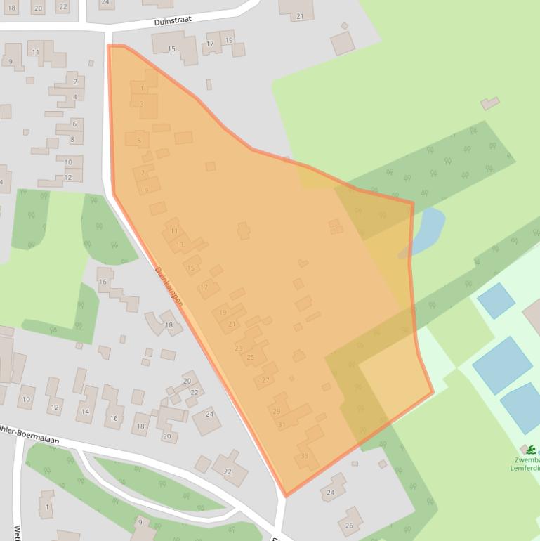 Kaart van postcodegebied 9765BA.