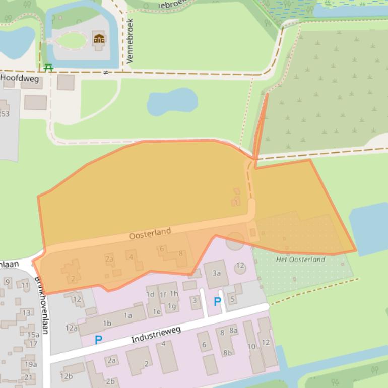 Kaart van postcodegebied 9765BM.