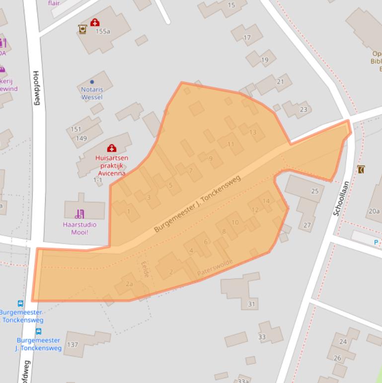 Kaart van postcodegebied 9765CA.