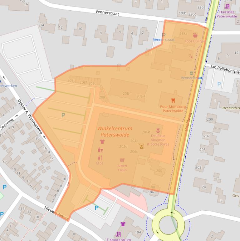 Kaart van postcodegebied 9765CK.