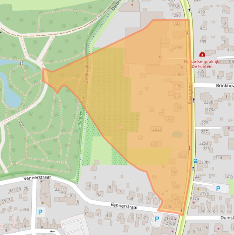 Kaart van postcodegebied 9765CL.
