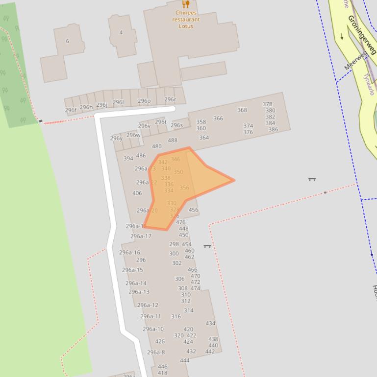 Kaart van postcodegebied 9765CR.