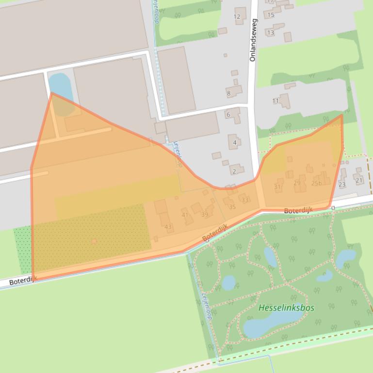 Kaart van postcodegebied 9765EB.