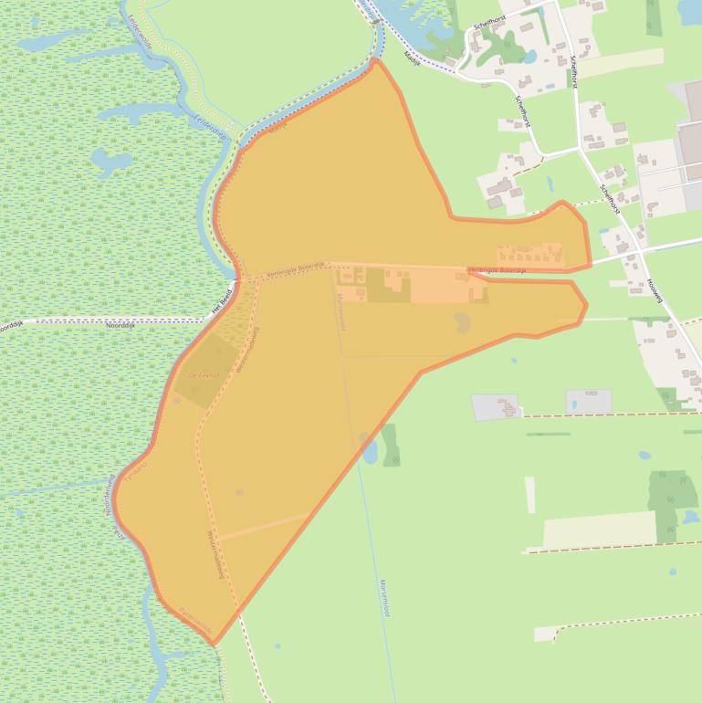 Kaart van postcodegebied 9765ED.