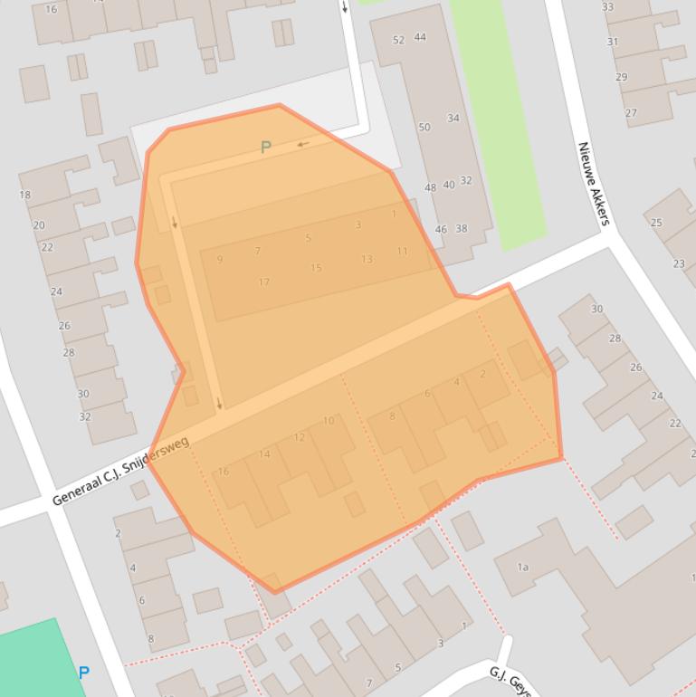 Kaart van postcodegebied 9765GN.