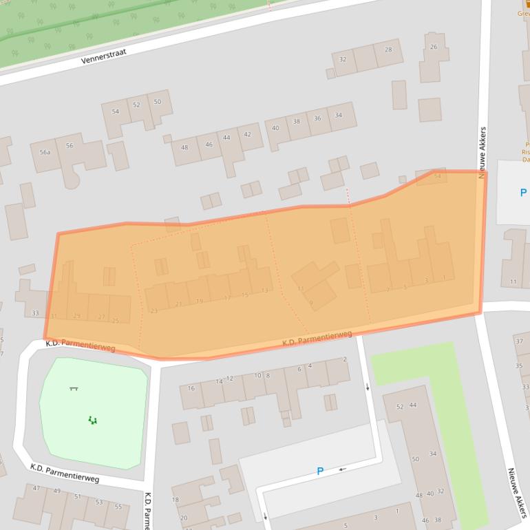 Kaart van postcodegebied 9765GP.