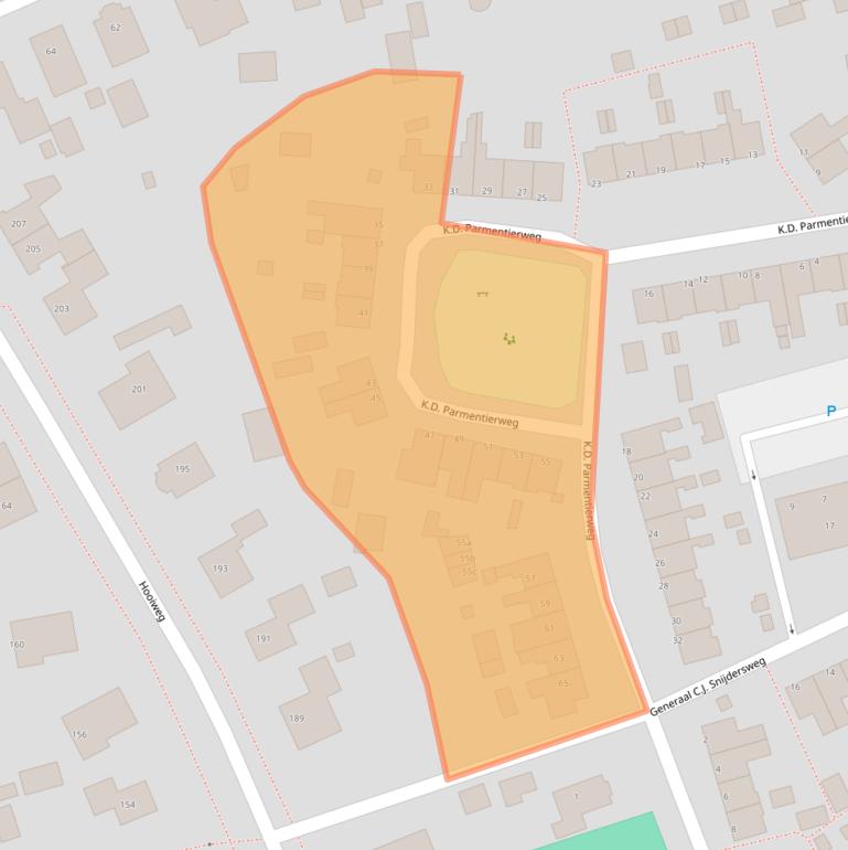 Kaart van postcodegebied 9765GR.