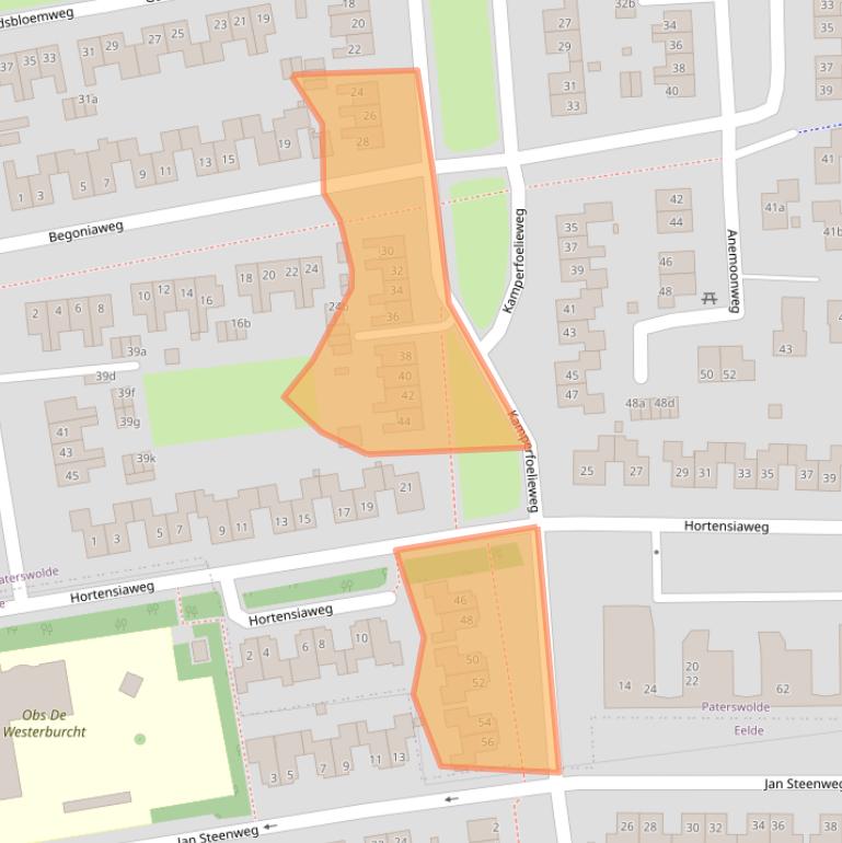 Kaart van postcodegebied 9765HL.