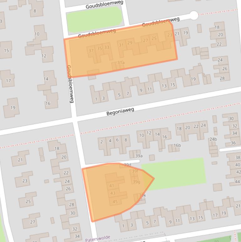 Kaart van postcodegebied 9765HR.