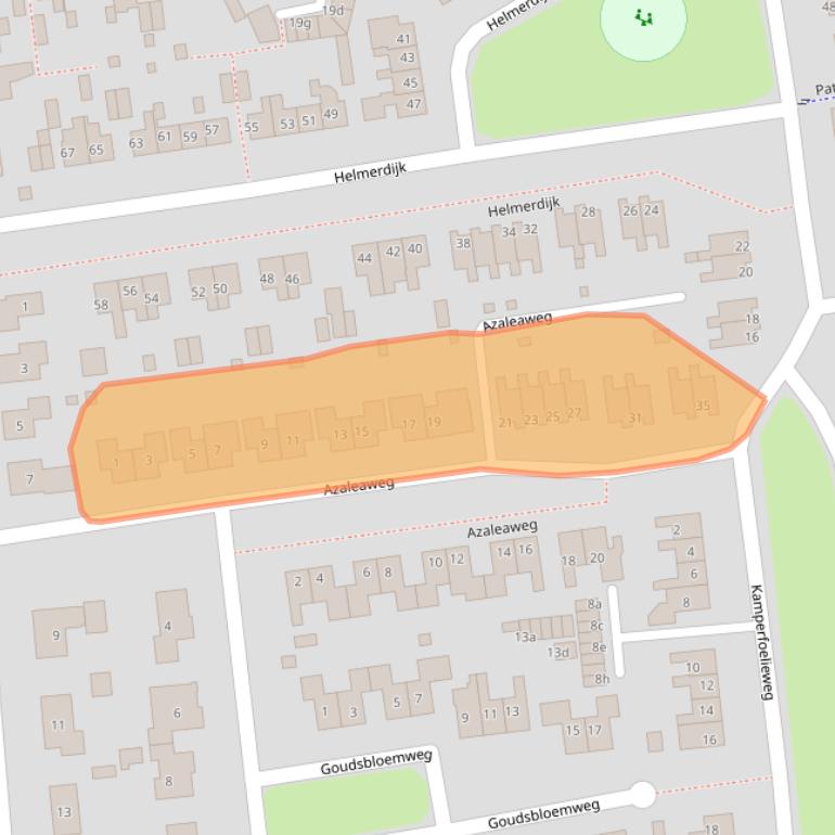 Kaart van postcodegebied 9765HT.