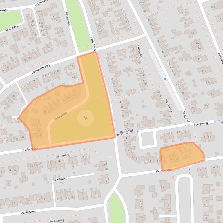 Kaart van postcodegebied 9765JB.