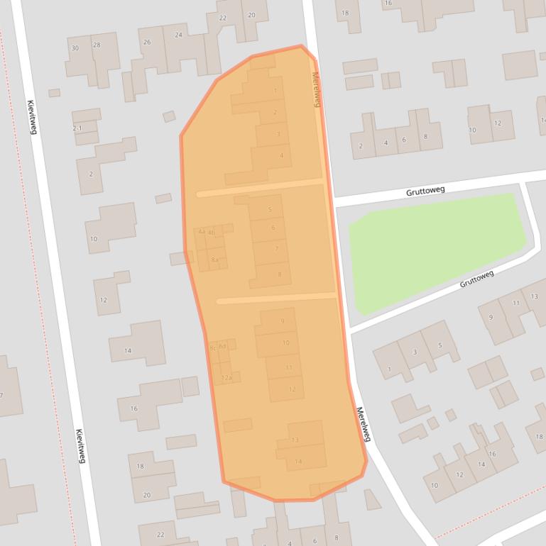 Kaart van postcodegebied 9765JT.