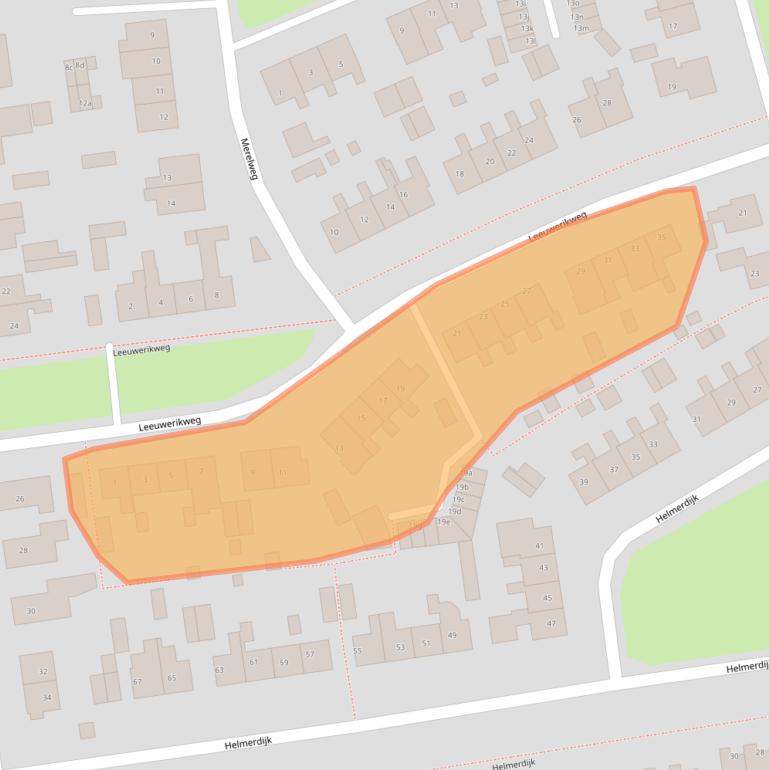 Kaart van postcodegebied 9765JV.