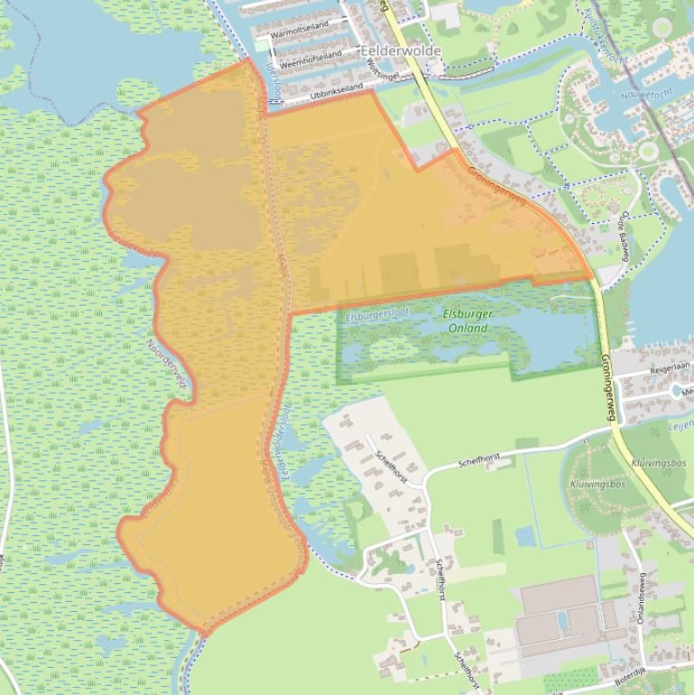 Kaart van postcodegebied 9766TP.