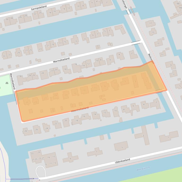 Kaart van postcodegebied 9766VK.