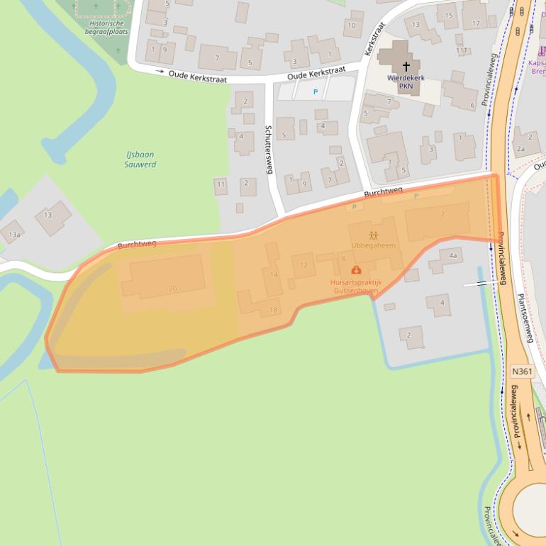 Kaart van postcodegebied 9771BB.