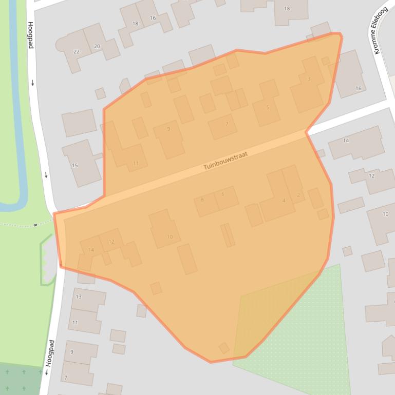 Kaart van postcodegebied 9771BL.