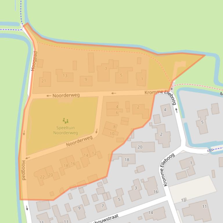 Kaart van postcodegebied 9771BP.