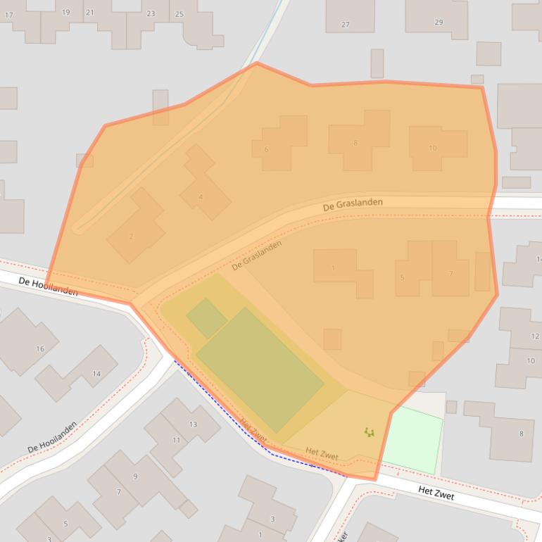 Kaart van postcodegebied 9771CD.