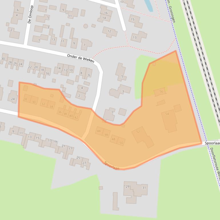 Kaart van postcodegebied 9774PE.