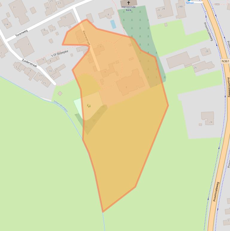 Kaart van postcodegebied 9774PN.