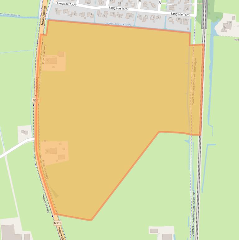 Kaart van postcodegebied 9774TA.