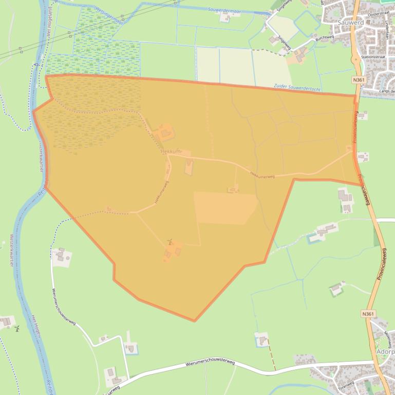 Kaart van postcodegebied 9774TH.