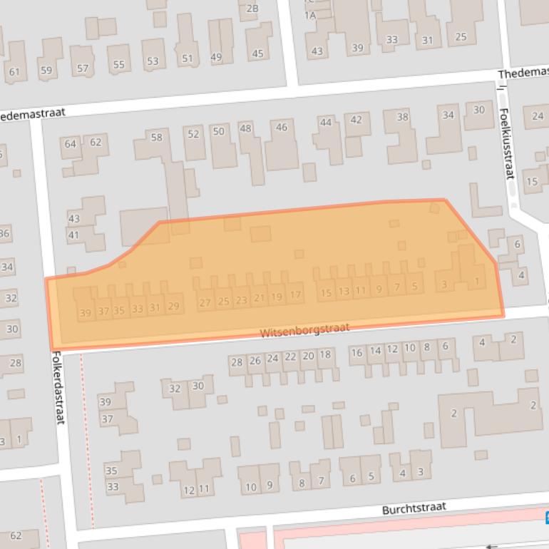 Kaart van postcodegebied 9781BC.