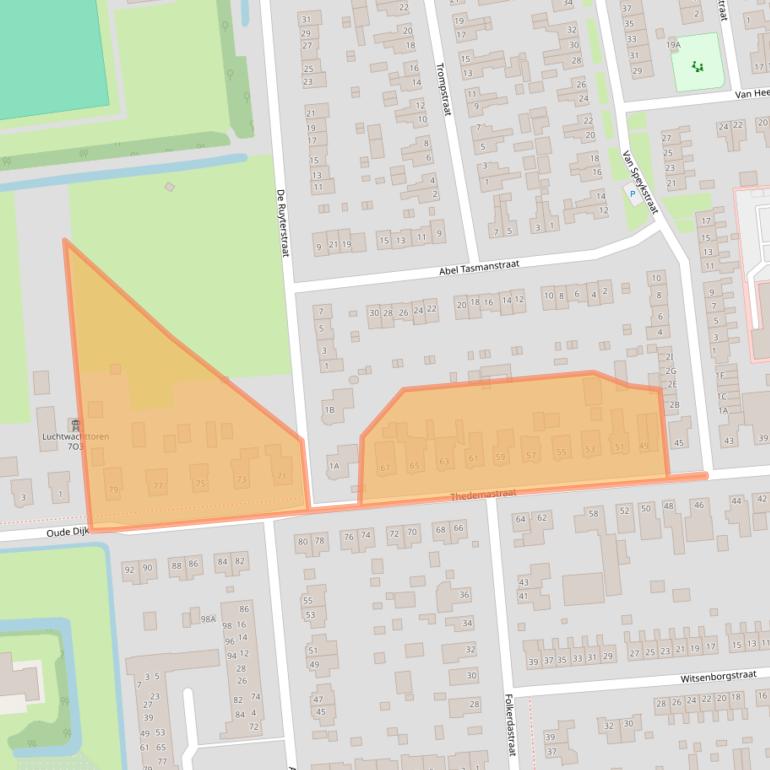 Kaart van postcodegebied 9781BG.