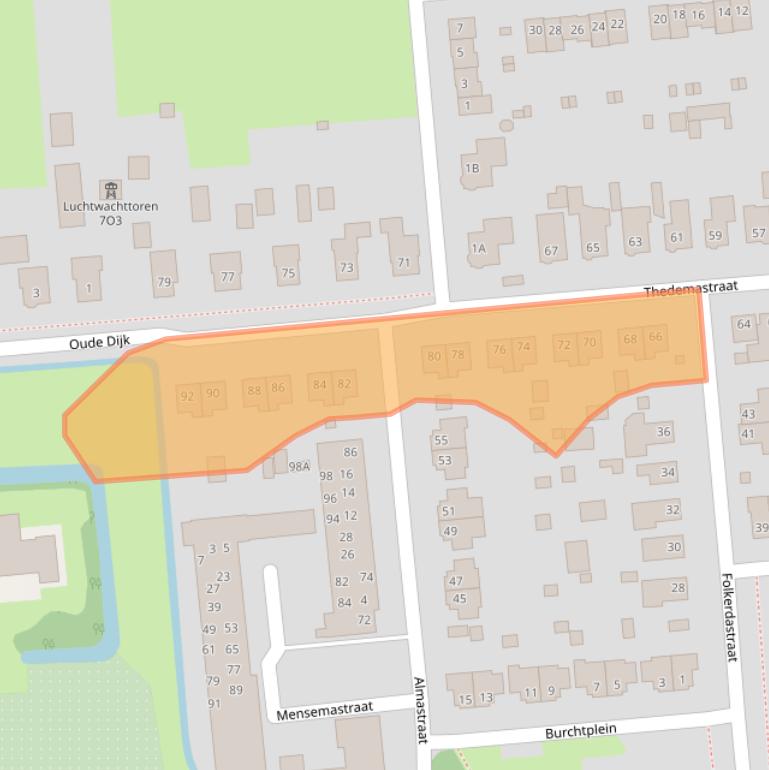 Kaart van postcodegebied 9781BK.