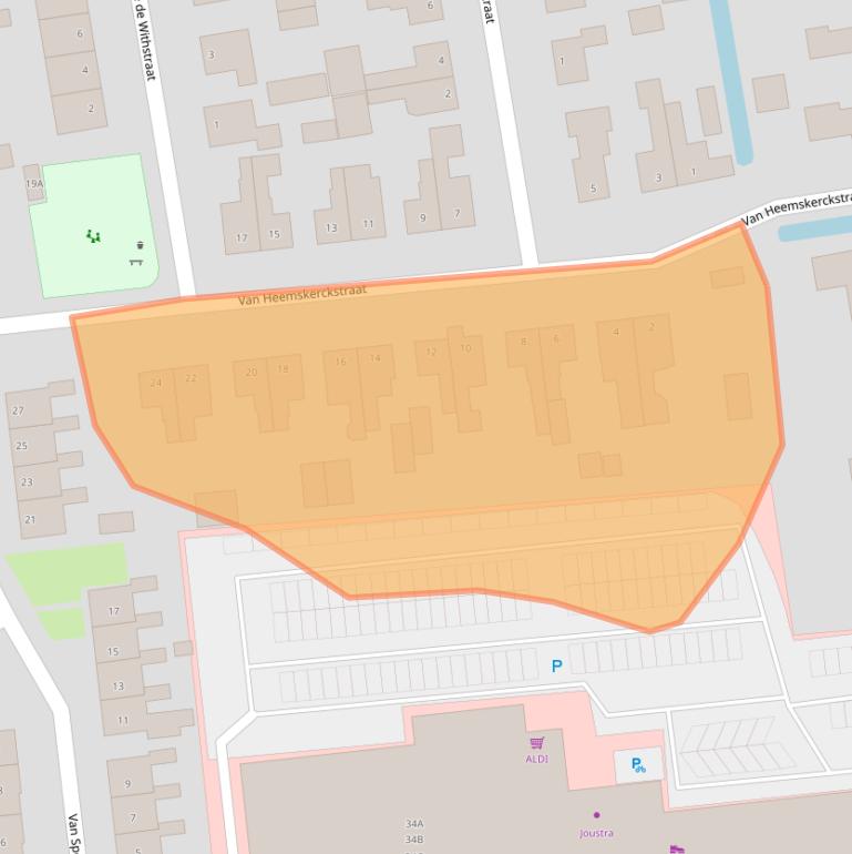 Kaart van postcodegebied 9781CD.