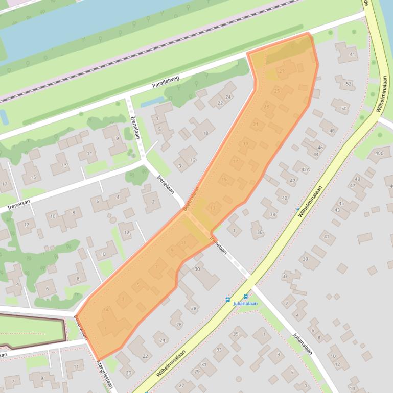 Kaart van postcodegebied 9781CM.