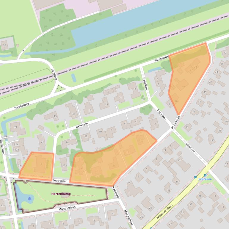 Kaart van postcodegebied 9781CN.