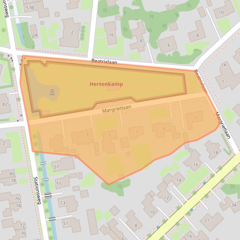 Kaart van postcodegebied 9781CS.