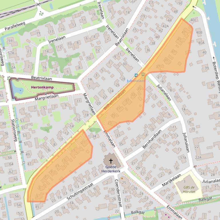 Kaart van postcodegebied 9781CT.