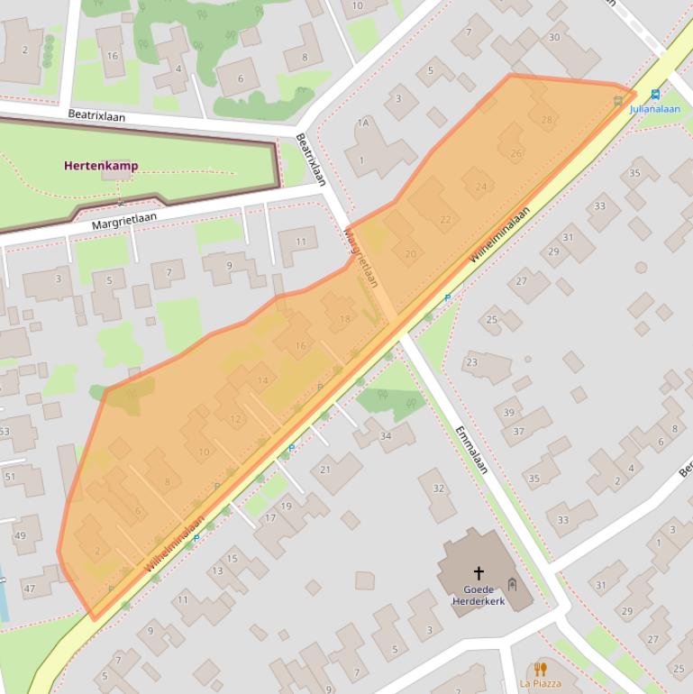 Kaart van postcodegebied 9781CV.