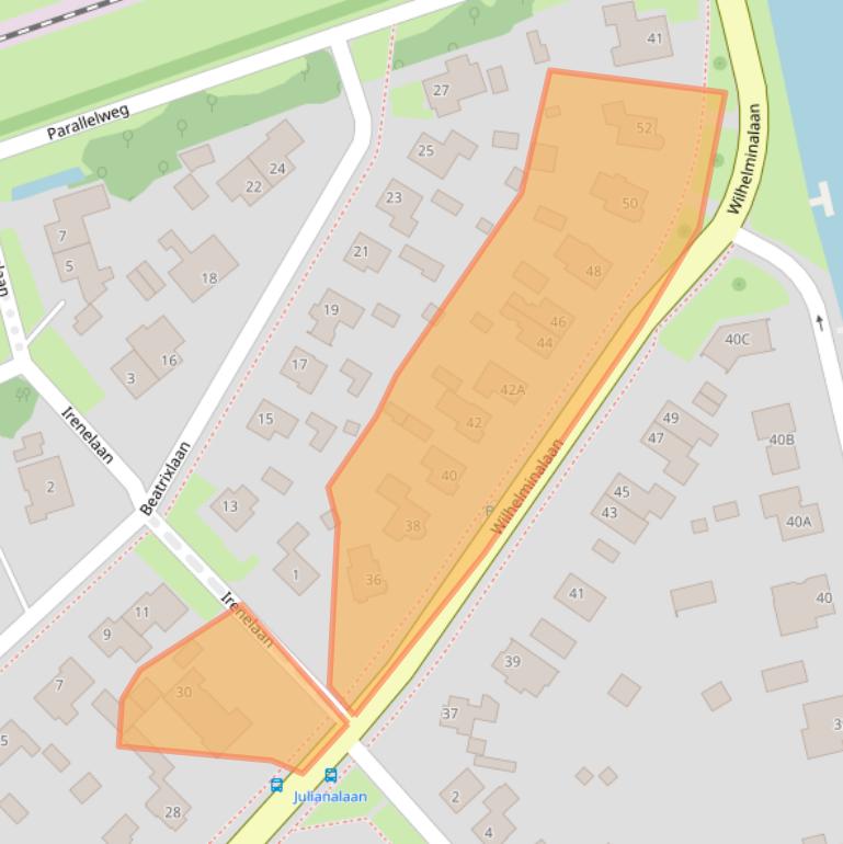 Kaart van postcodegebied 9781CW.