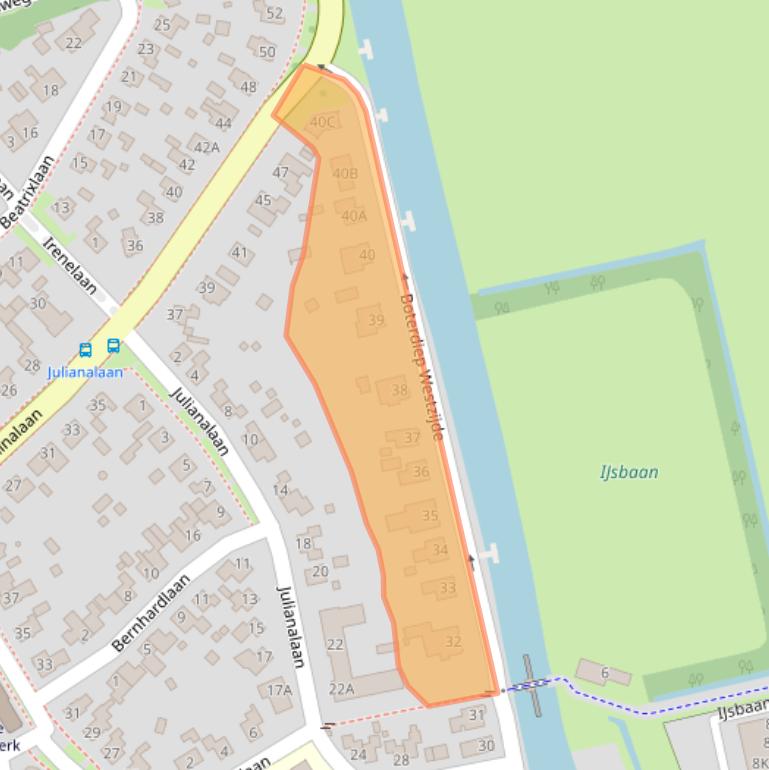 Kaart van postcodegebied 9781EK.