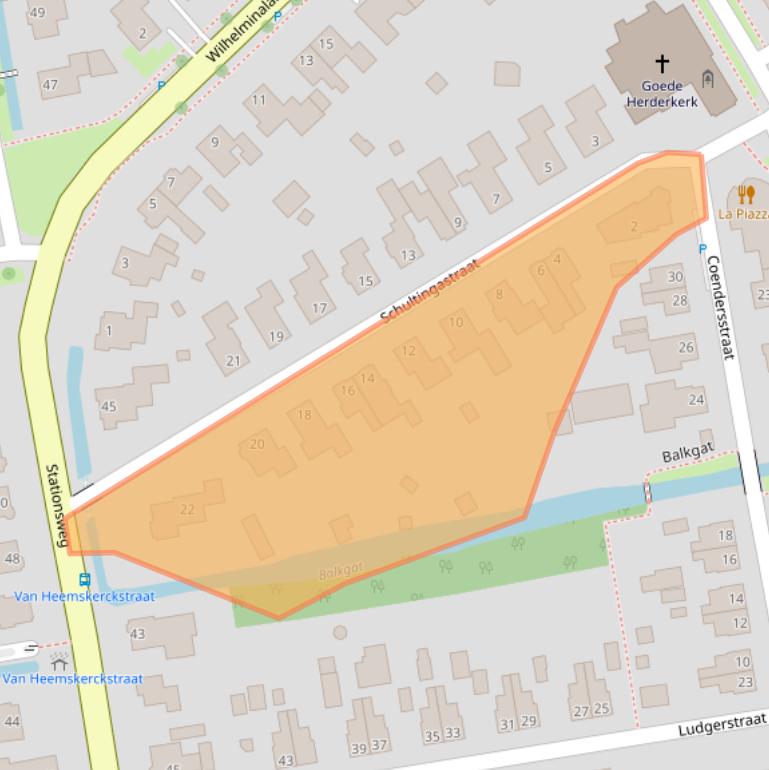 Kaart van postcodegebied 9781GB.