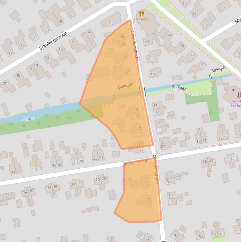 Kaart van postcodegebied 9781GD.