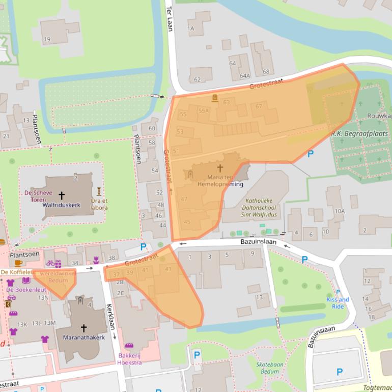 Kaart van postcodegebied 9781HB.