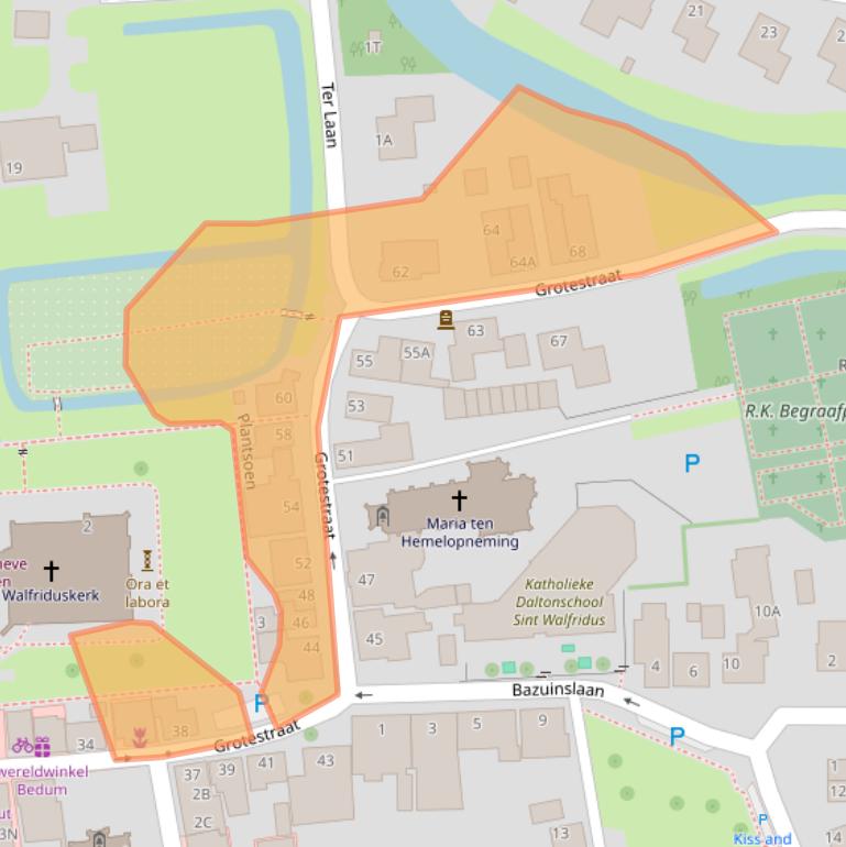 Kaart van postcodegebied 9781HD.