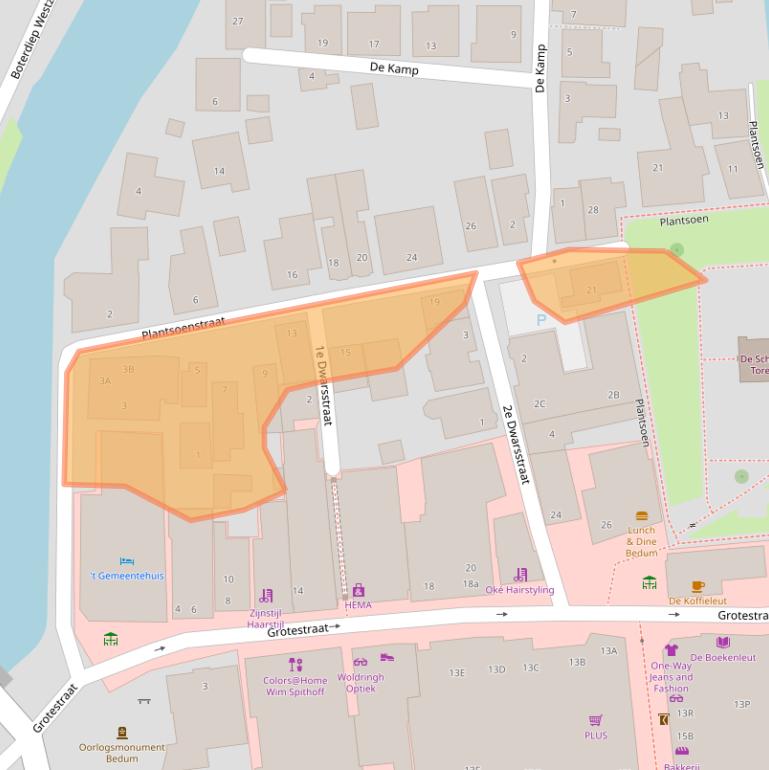 Kaart van postcodegebied 9781HE.