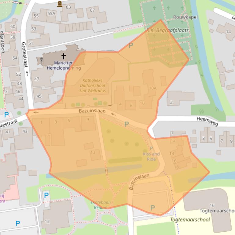 Kaart van postcodegebied 9781HM.