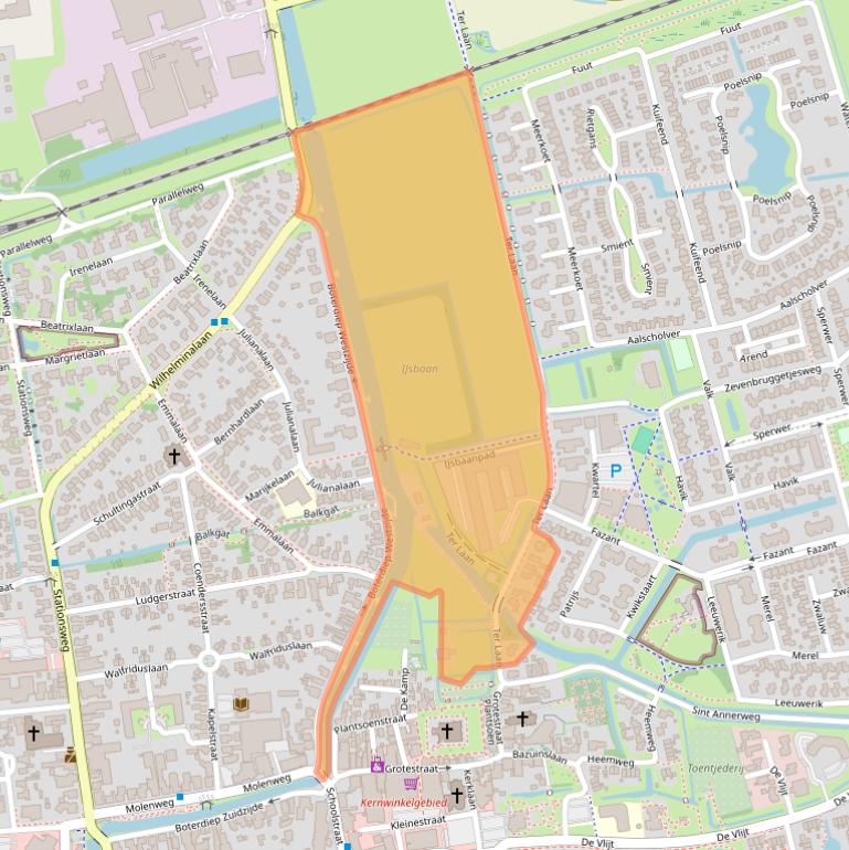 Kaart van postcodegebied 9781HN.