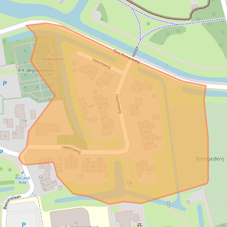 Kaart van postcodegebied 9781HR.