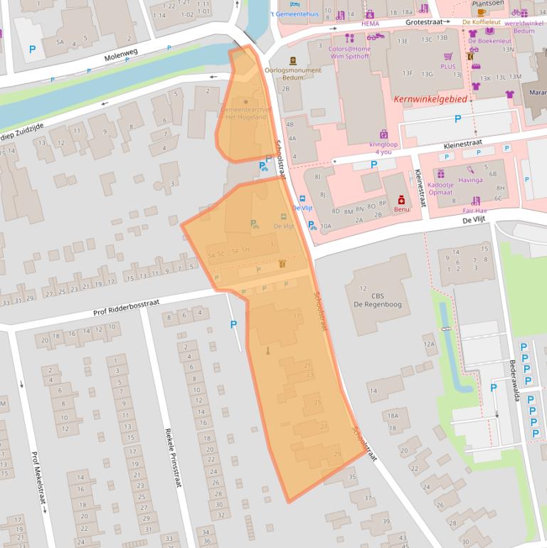 Kaart van postcodegebied 9781JL.