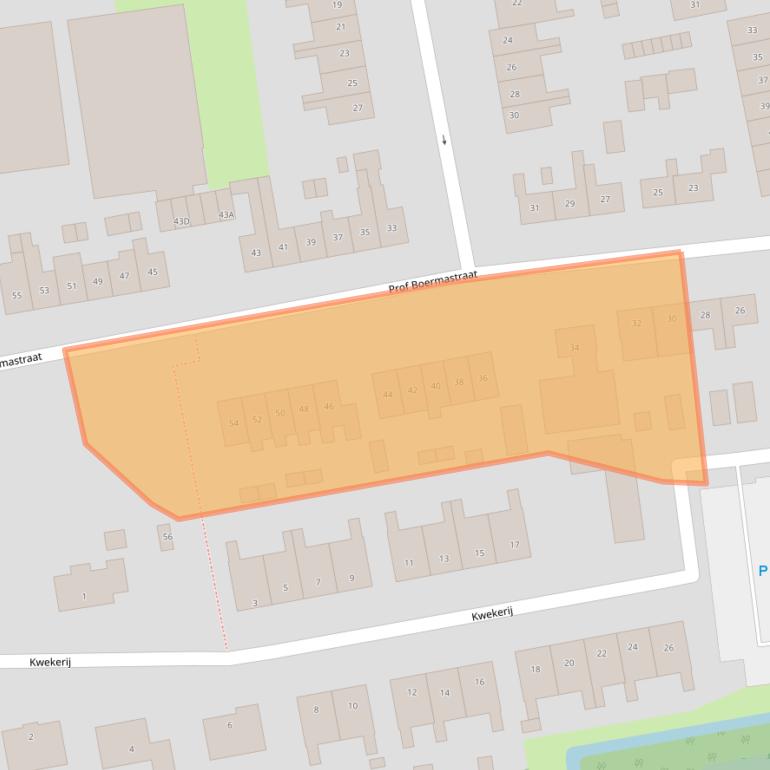 Kaart van postcodegebied 9781JT.