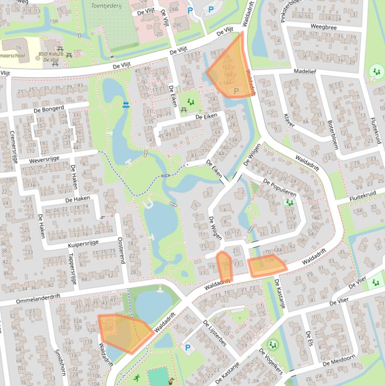 Kaart van postcodegebied 9781KH.